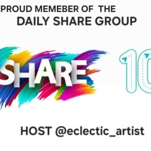 ✨Proud Member of this Daily Share 10 group by @eclectic_artist